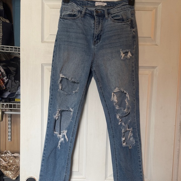 Cello Denim - Cello Blue Distressed  Jeans